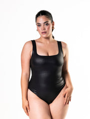 Body gainant aspect cuir