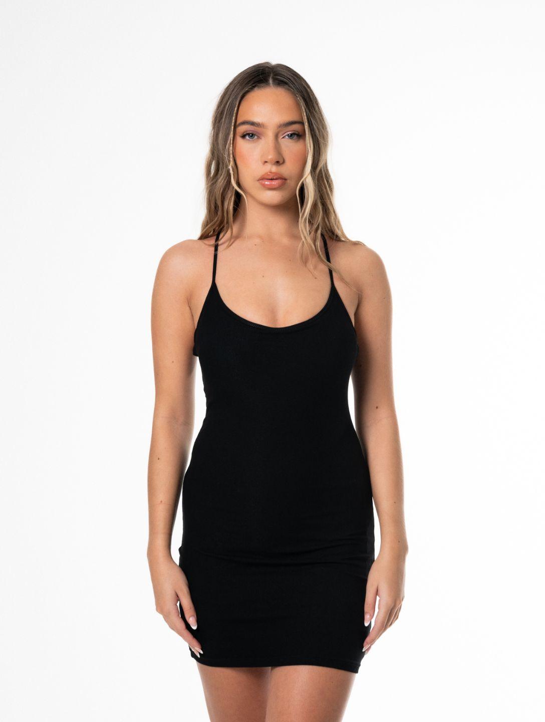 Mini robe gainante avec short intégré